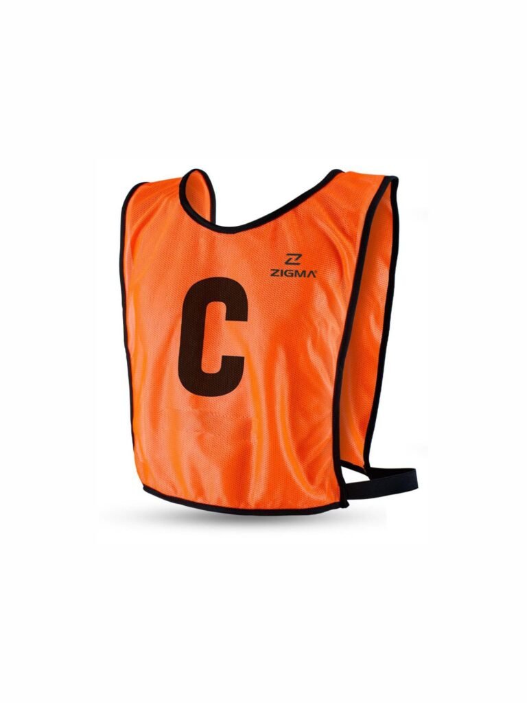Orange Pulse Netball Bibs - Zigma Sports